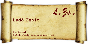 Ladó Zsolt névjegykártya